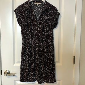 Micro floral print dress from LOFT